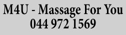 M4U - Massage For You logo